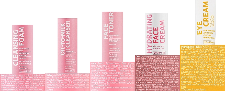 Marie Fresh Cosmetics Набір "Комплексний догляд за молодою сухою та нормальною шкірою", 5 продуктів - фото N9
