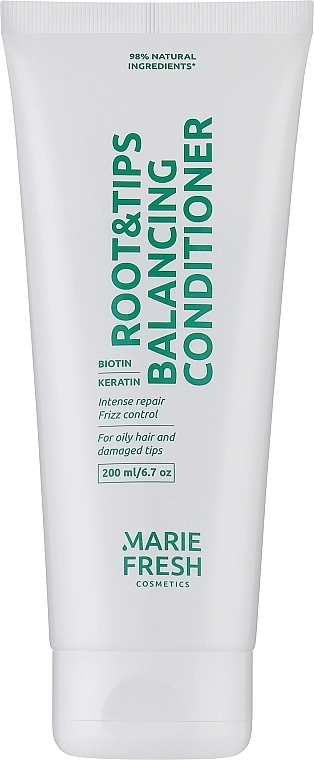 Marie Fresh Cosmetics Кондиционер Root & Tips Balancing с аминокислотами и биотином для жирных корней и сухих кончиков - фото N1