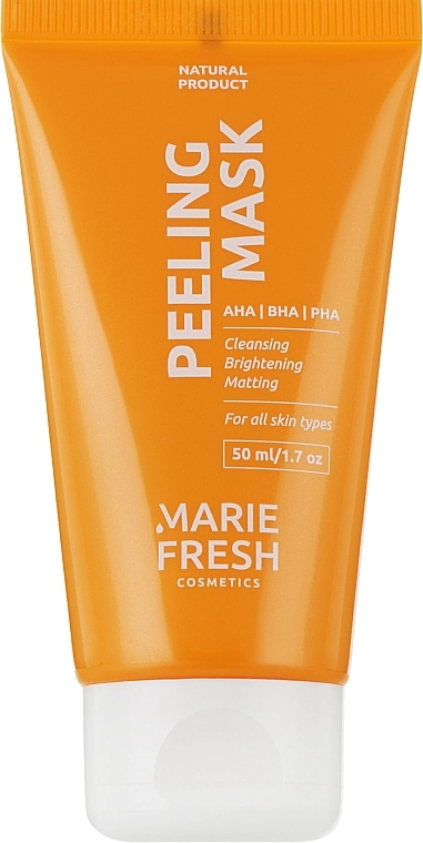 Marie Fresh Cosmetics Маска-пілінг з AHA, BHA та PHA кислотами для всіх типів шкіри Peeling Mask - фото N1
