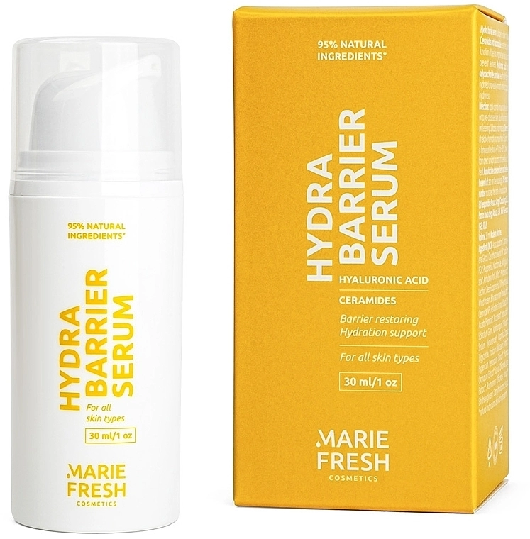 Marie Fresh Cosmetics Сыворотка для лица "Увлажнение и восстановление" Hydra barrier serum - фото N3