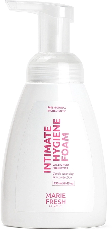 Marie Fresh Cosmetics Пінка для інтимної гігієни з комплексом пребіотиків і молочною кислотою Intimate Hygiene Foam - фото N1