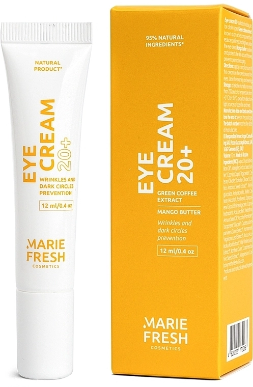 Marie Fresh Cosmetics Крем для шкіри навколо очей для запобігання появи зморшок та темних кіл 20+ Eye - фото N2