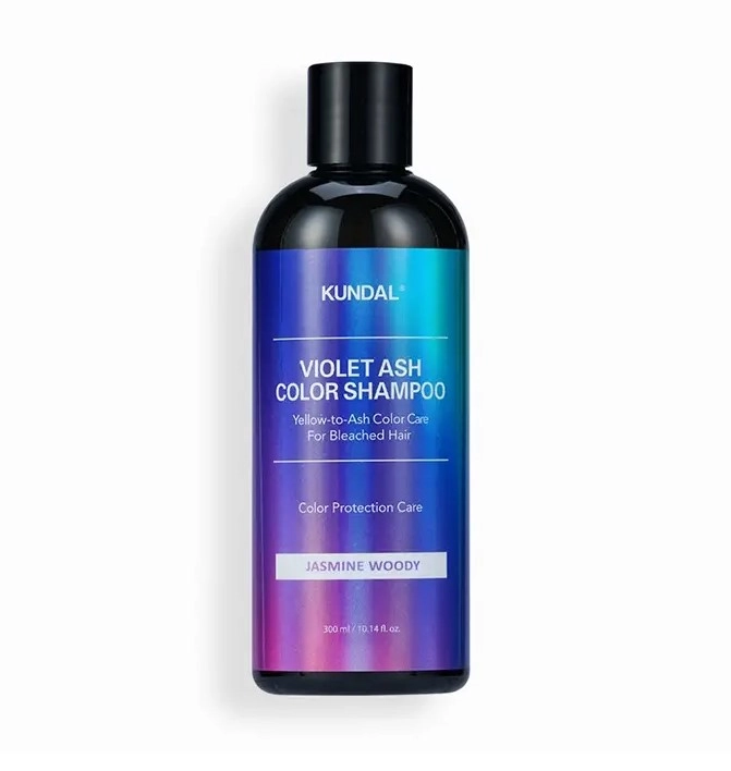 Шампунь для волосся відтінковий фіолетовий "Жасмінове дерево" - Kundal Violet Ash Color Shampoo Jasmine Woody, 300 мл - фото N1