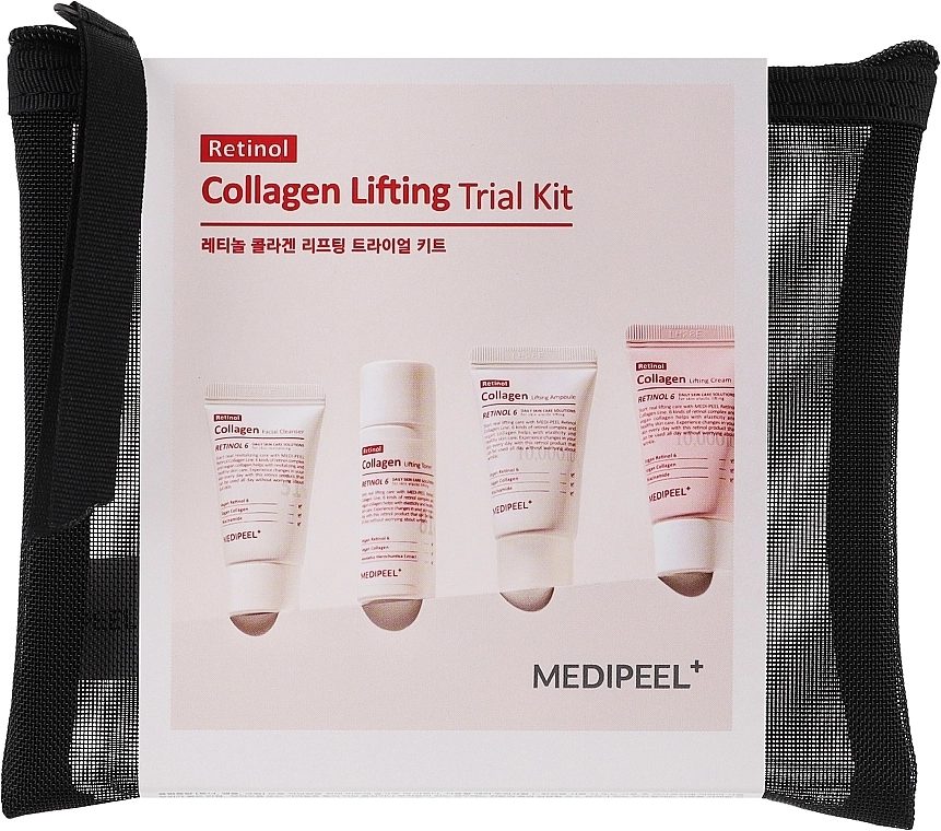 Набор миниатюр средств с ретинолом и коллагеном - Medi peel Retinol Collagen Lifting Trial Kit, 5 продуктов - фото N1