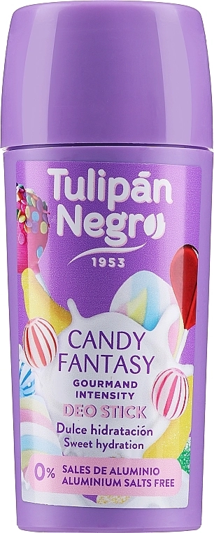 Дезодорант-стік "Солодкі фантазії" - Tulipan Negro Candy Fantasy Deo Stick NEW, 60 мл - фото N1