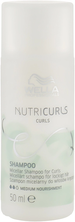 Шампунь для вьющихся волос - WELLA Nutricurls Waves Shampoo, 50 мл - фото N1