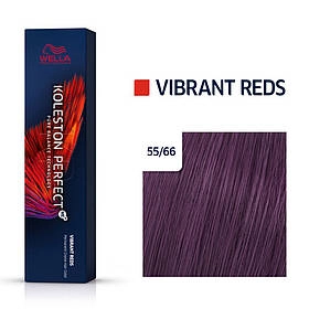 Фарба для волосся Koleston - WELLA Perfect Vibrant Reds, 55/66 - Інтенсивний фіолетовий світло-коричневий - фото N1