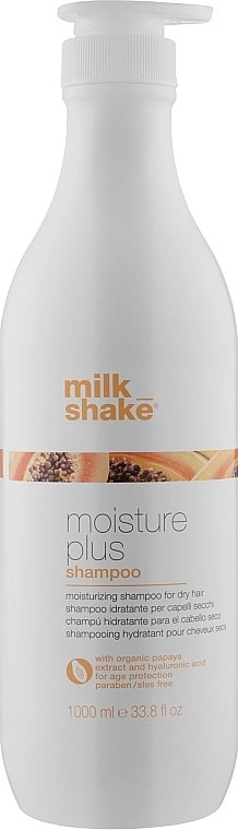 Зволожуючий шампунь для волосся - Milk Shake Moisture Plus Hair Shampoo, 1000 мл - фото N1