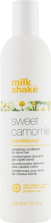 Відновлювальний кондиціонер для світлого волосся - Milk Shake Sweet Camomile Conditioner, 300 мл - фото N1