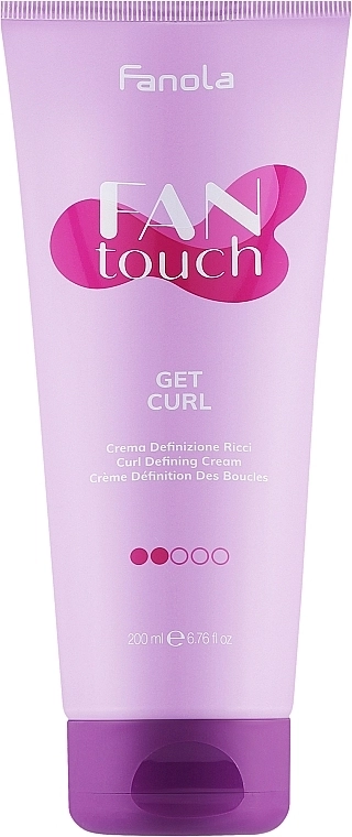 Крем для локонів - Fanola Fan Touch Get Curl Definition Curl Cream, 200 мл - фото N1