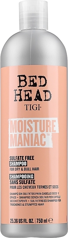 Зволожуючий шампунь - TIGI Bed Head Moisture Maniac Shampoo, 750 мл - фото N1