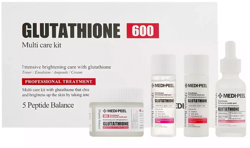 Набір проти пігментації з глутатіоном Media Peel - Medi peel Glutathione Multi Care Kit, 4 продукти - фото N1