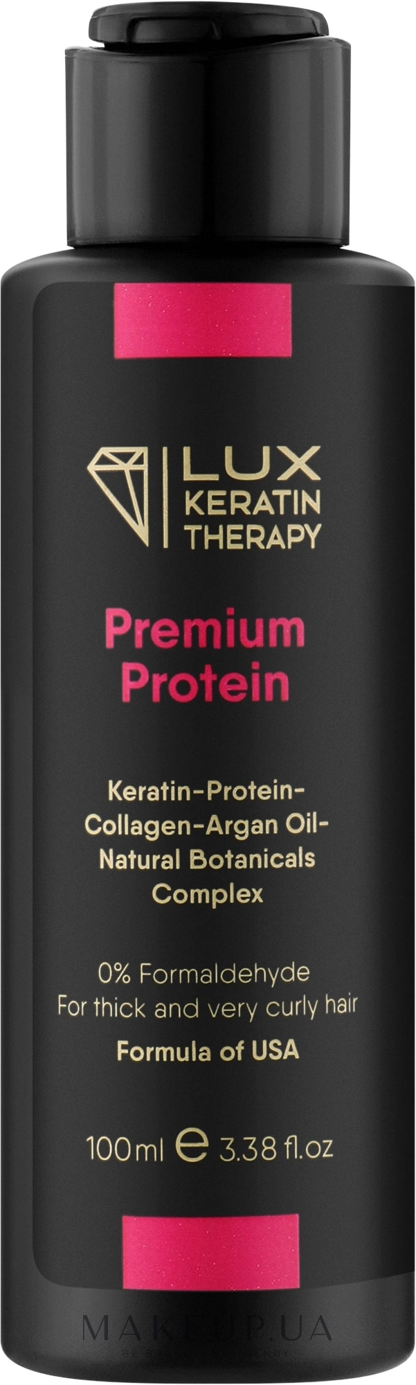Засіб для випрямлення волосся - Lux Keratin Therapy Premium Protein, 100 мл - фото N1