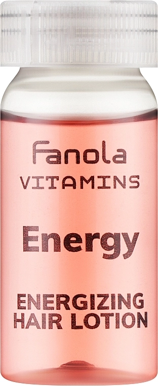 Энергетический лосьон для ослабленных и тонких волос - Fanola Vitamins Energy Be Complex Lotion, 12 мл, 10 шт - фото N2