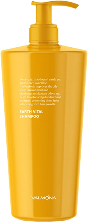 Шампунь против выпадения волос - Valmona Earth Vital Shampoo, 500 мл - фото N1