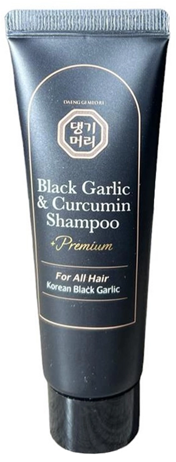 Восстанавливающий шампунь для волос с черным чесноком и куркумой - Daeng Gi Meo Ri Black Garlic & Curcumin Shampoo, 50 мл - фото N1