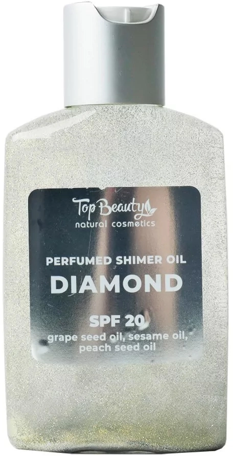 Масло сухое парфюмированное сияющее - Top Beauty Pefumed Shimer Oil Diamond SPF 20, 100 мл - фото N1