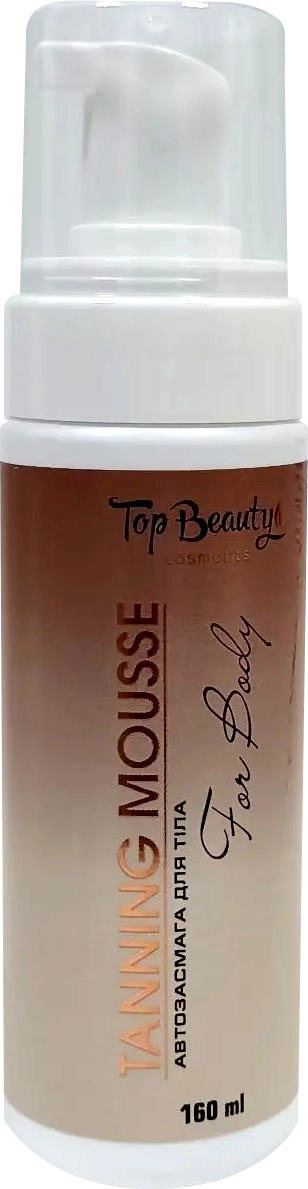 Мусс-автозагар для тела - Top Beauty Tanning Mousse For Body, 160 мл - фото N1