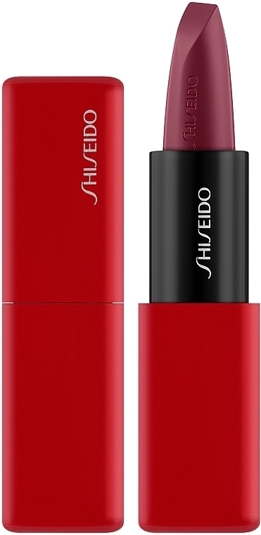 Гелевая помада с сатиновым финишем - Shiseido Technosatin Gel Lipstick, 411 - Scarlet Cluster - фото N2