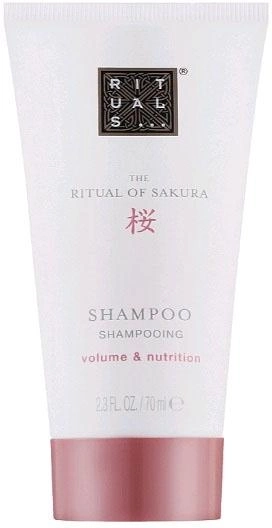 Шампунь для волосся "Об'єм і живлення" - Rituals The Ritual of Sakura Volume & Nutrition Shampoo, 70 мл - фото N1