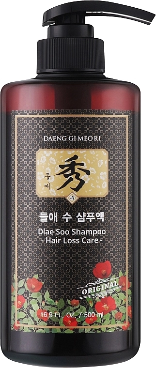Шампунь проти випадіння волосся - Daeng Gi Meo Ri Dlae Soo Anti-Hair Loss Shampoo, 500 мл - фото N1