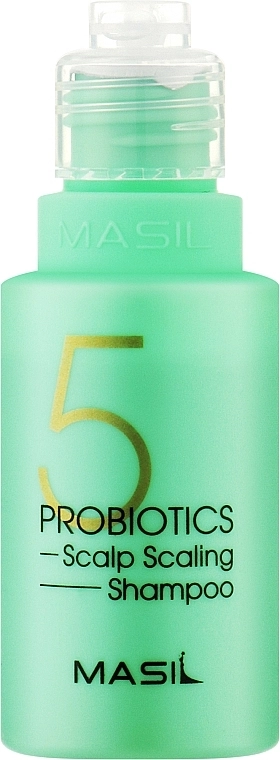 Шампунь для глубокого очищения жирной кожи головы с пробиотиками - Masil 5 Probiotics Scalp Scaling Shampoo, 50 мл - фото N1