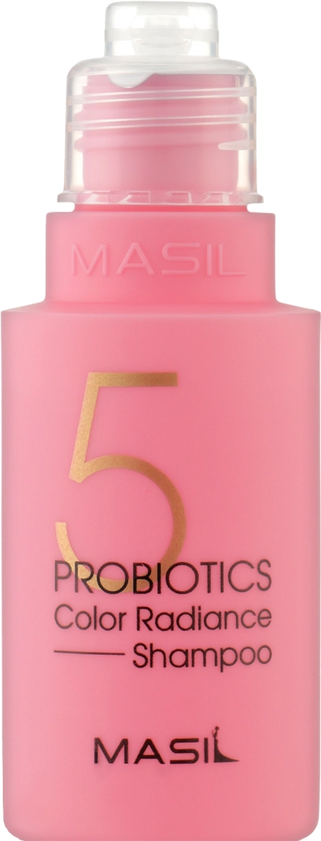 Шампунь для захисту кольору фарбованого волосся з пробіотиками - Masil 5 Probiotics Color Radiance Shampoo, 50 мл - фото N1