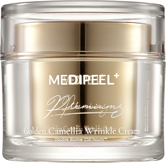 Омолоджуючий крем від зморшок з камелією та золотом - Medi peel Premium Golden Camellia Wrinkle Cream, 50 мл - фото N1