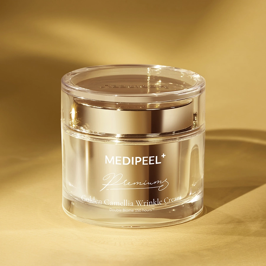 Омолоджуючий крем від зморшок з камелією та золотом - Medi peel Premium Golden Camellia Wrinkle Cream, 50 мл - фото N2