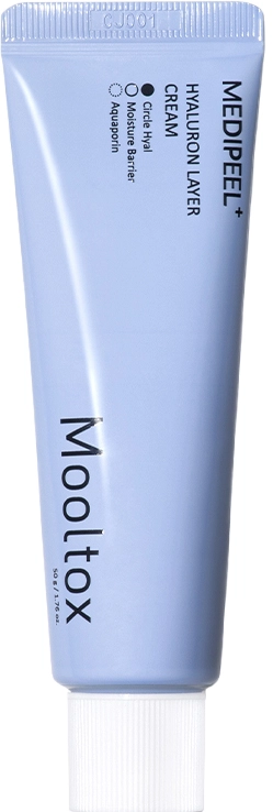 Крем с гиалуроном для повышения эластичности кожи лица - Medi peel Hyaluron Layer Mooltox Cream, 50 г - фото N1