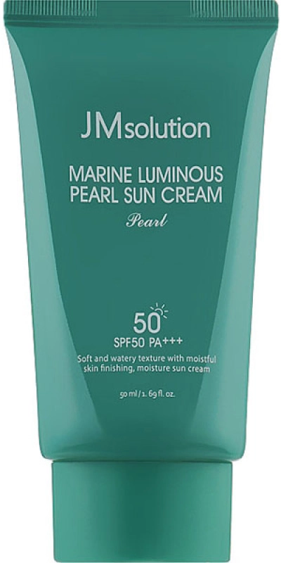 Сонцезахисний крем із екстрактом перлів - JMsolution Marine Luminous Pearl Sun Cream SPF 50+ PA++++, 50 мл - фото N1
