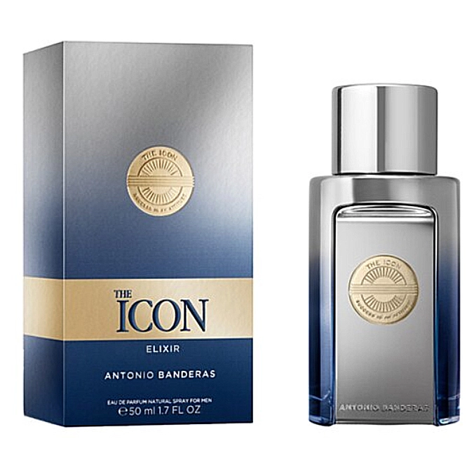 Парфумована вода для чоловіків - Antonio Banderas The Icon Elixir Eau de Parfum, 50 мл - фото N1