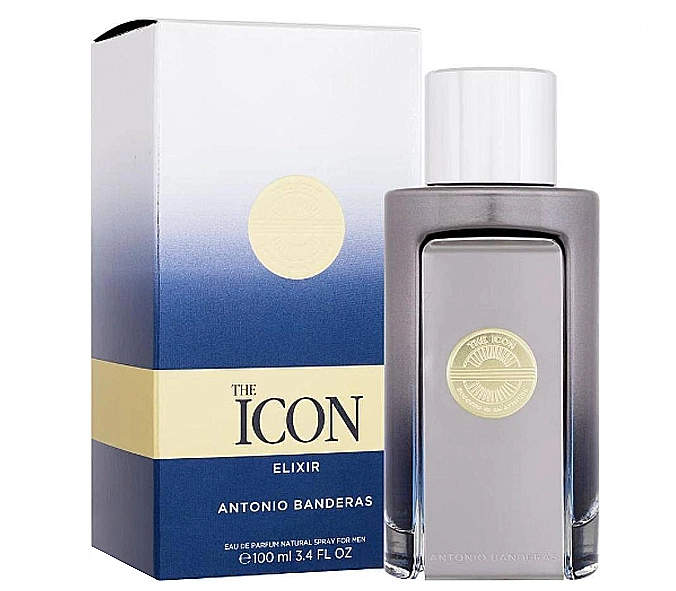 Парфумована вода для чоловіків - Antonio Banderas The Icon Elixir Eau de Parfum, 100 мл - фото N1