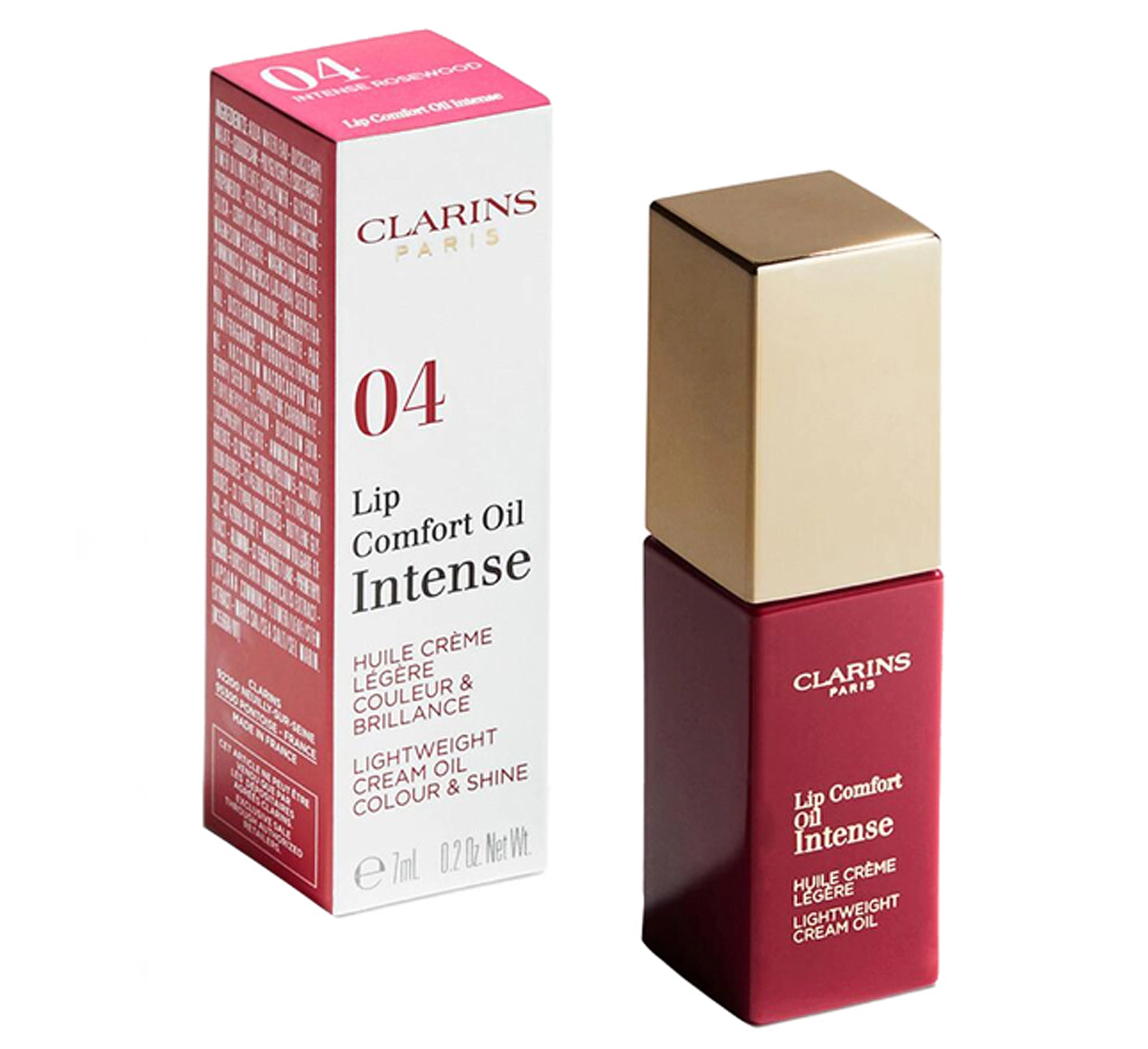 Олія-тінт для губ - Clarins Lip Comfort Oil Intense, 04 - Intense Rosewood - фото N1