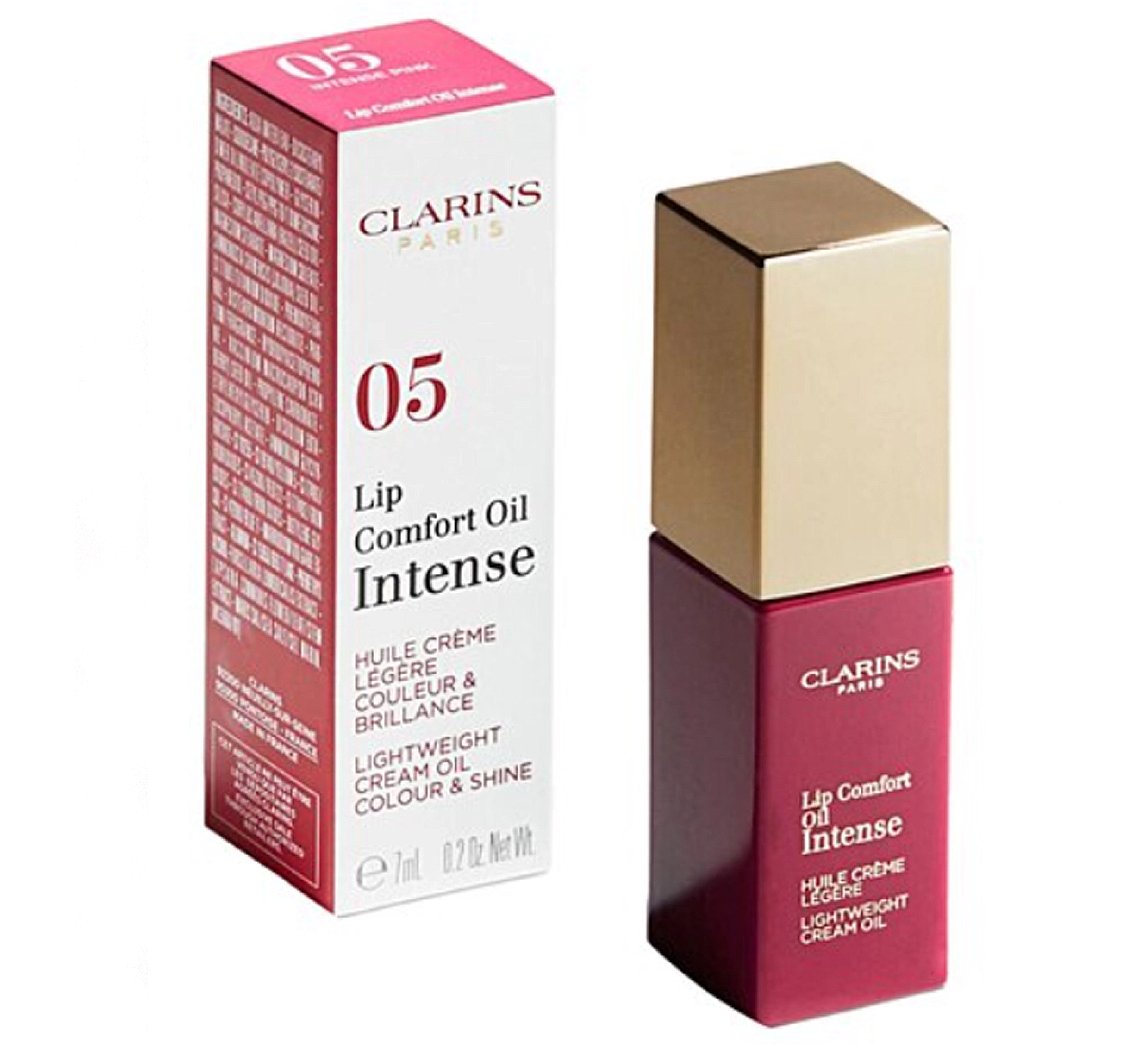 Масло-тинт для губ - Clarins Lip Comfort Oil Intense, 05 - Intense Pink - фото N1