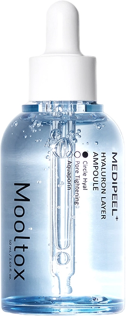 Сыворотка для лица ультраувлажняющая - Medi peel Hyaluron Layer Mooltox Ampoule, 30 мл - фото N1