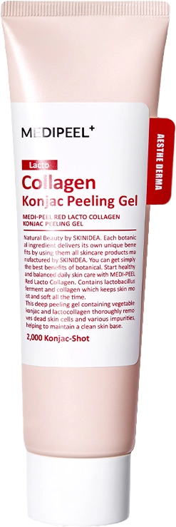 Гель-пилинг для лица - Medi peel Red Lacto Collagen Konjac Peeling Gel, 95 мл - фото N1