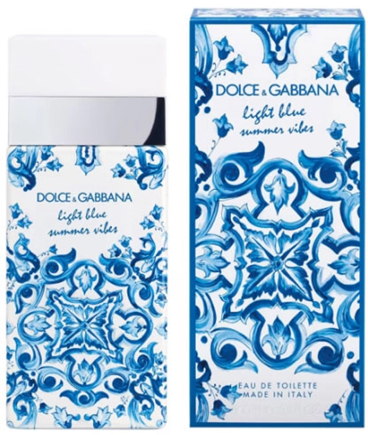 Туалетная вода женская - Dolce & Gabbana Light Blue Summer Vibes, 100 мл - фото N1