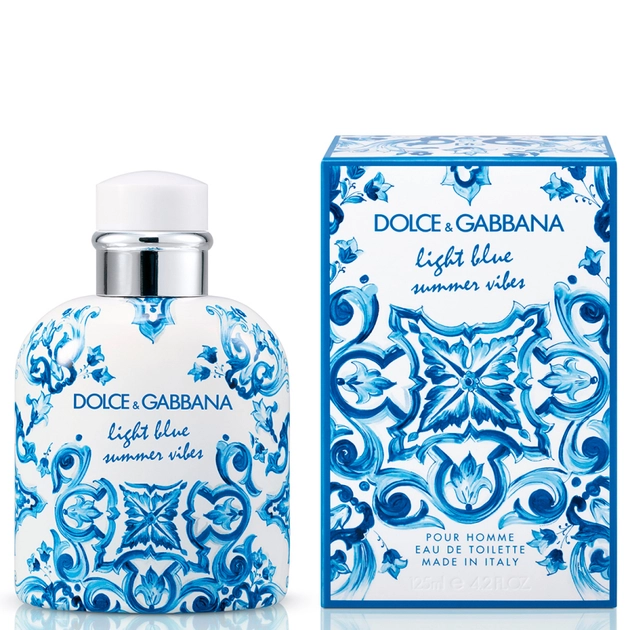 Туалетная вода мужская - Dolce & Gabbana Light Blue Summer Vibes Pour Homme, 125 мл - фото N1
