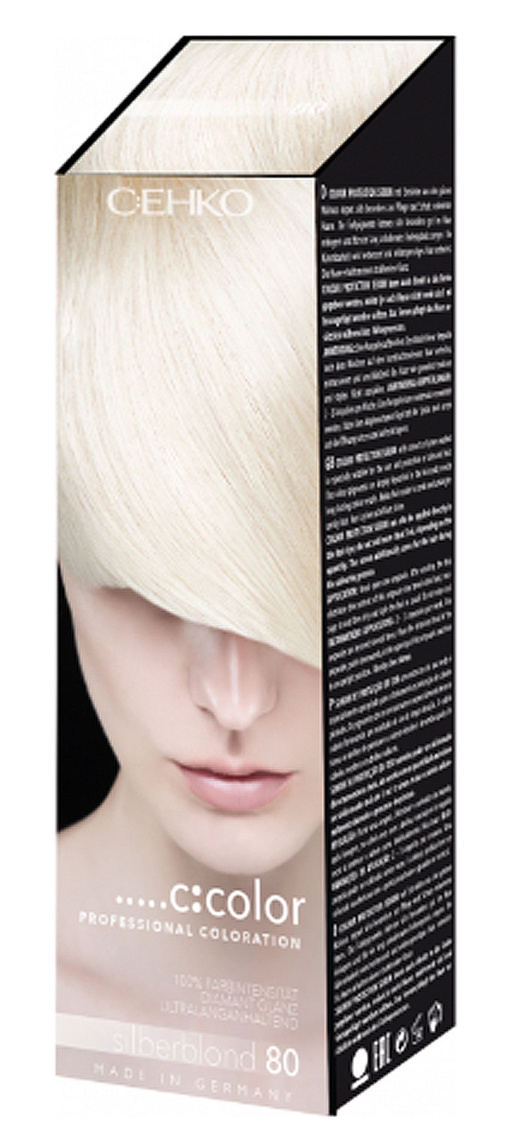 Стойкая крем-краска для волос - C:EHKO COLOR, 80 - Светло-Русый - фото N1