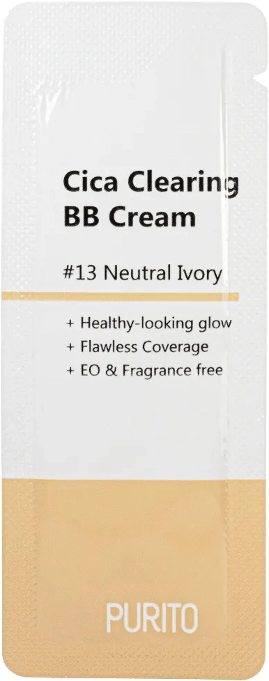 BB-крем з центеллою - PURITO Cica Clearing BB Cream, 13 тон - Neutral Ivory, 1 мл - фото N1