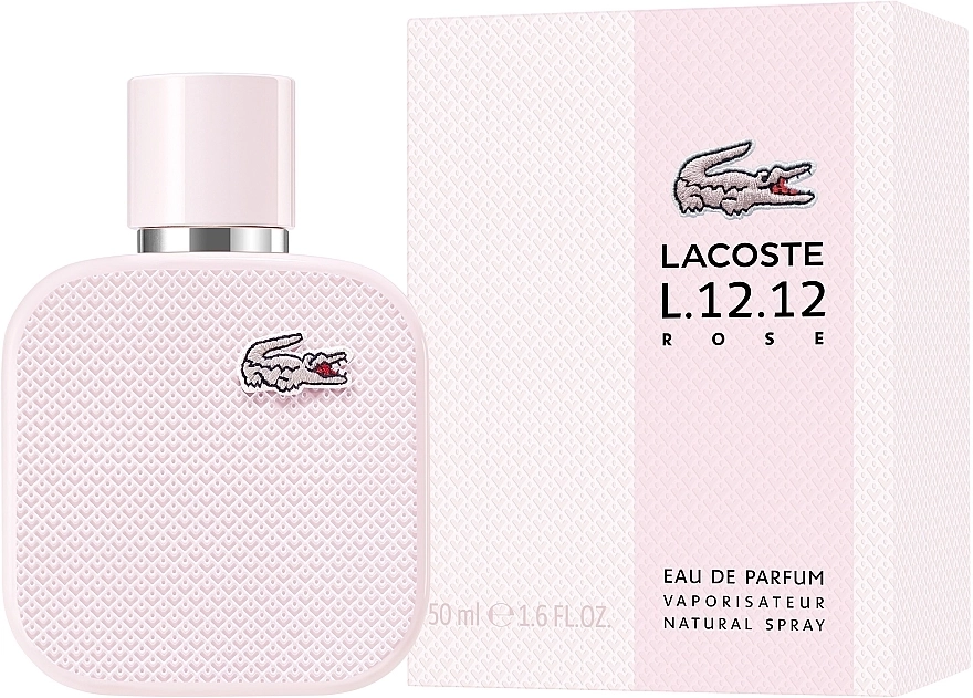 Парфюмированная вода женская - Lacoste L.12.12 Rose, 50 мл - фото N1