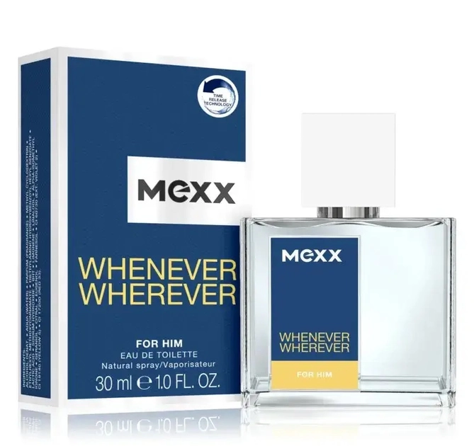 Туалетная вода мужская - Mexx Whenever Wherever For Him, 30 мл - фото N1