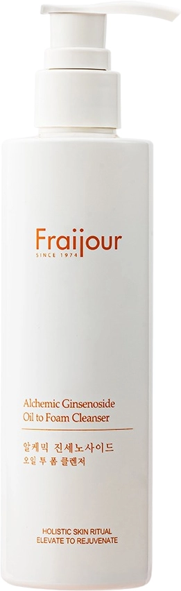 Гидрофильное антивозрастное масло-пенка с красным женьшенем - Fraijour Alchemic Ginsenoside Oil to Foam Cleanser, 210 мл - фото N1