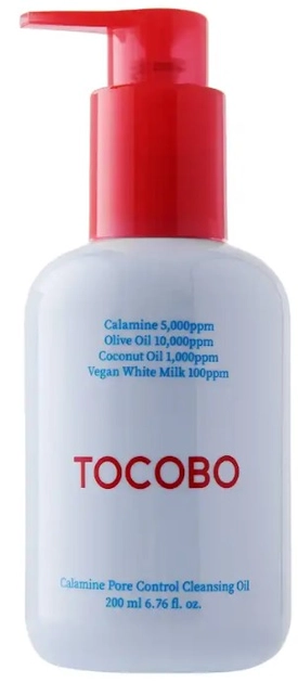 Гідрофільна олія для зняття макіяжу - TOCOBO Calamine Pore Control Cleansing Oil, 200 мл - фото N1