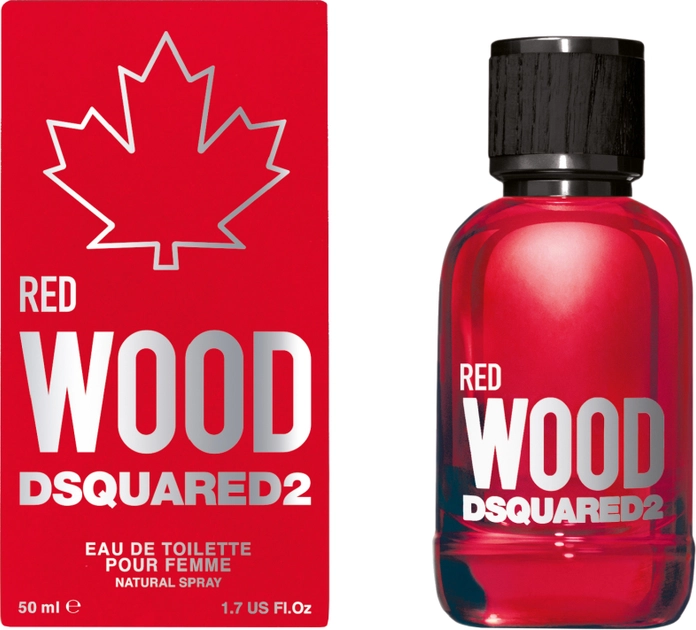 Туалетная вода женская - Dsquared2 Red Wood, 50 мл - фото N1