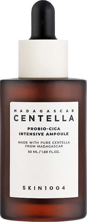 Відновлююча сироватка з пробіотиками та центеллою - SKIN1004 Madagascar Centella Probio-Cica Intensive Ampoule, 50 мл - фото N1