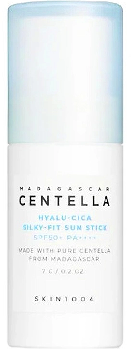 Сонцезахисний стік - SKIN1004 Madagascar Centella Hyalu-Cica Silky-Fit Sun Stick SPF50 PA++++, 7 г - фото N1