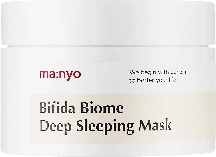 Нічна маска з пробіотиками та PHA-кислотою - Manyo Bifida Biome Deep Sleeping Mask, 100 мл - фото N1