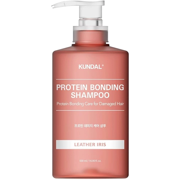 Шампунь для поврежденных волос "Мускусный Ирис" - Kundal Protein Bonding Shampoo Leather Iris, 500 мл - фото N1